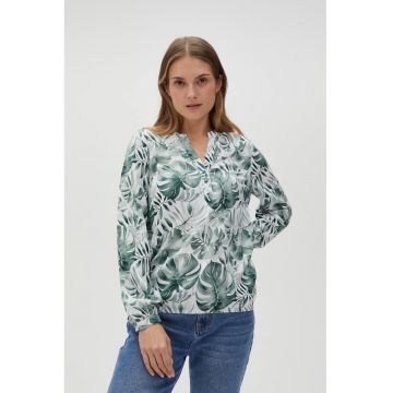 L-KO-4604 KOSZULA - Verde masliniu