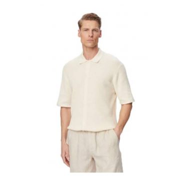 Camasa barbati -  dungi - albastru - bumbac organic - maneca scurta - croiala relaxed fit -
