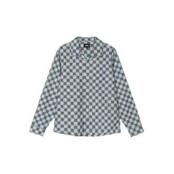 Camasa barbati - STUSSY - gri/bleumarin -