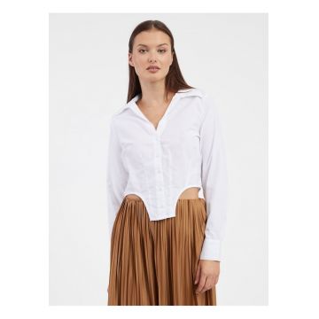 Camasa cu croset si guler clasic