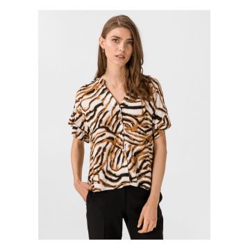 Camasa cu imprimeu leopard Kourtney