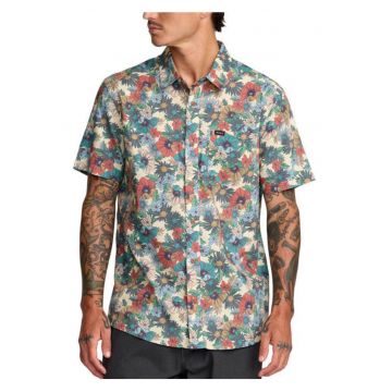Camasa cu model floral si maneca scurta Botanical