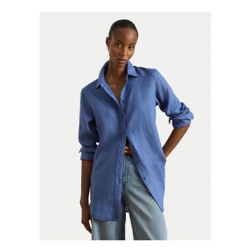 Camasa dama -  albastru - casual - 100% in -