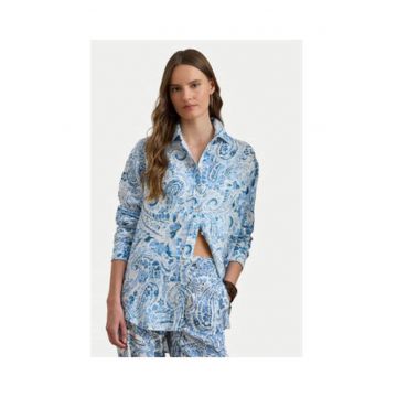 Camasa dama -  albastru deschis - casual - 100% in -