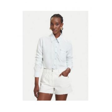 Camasa dama -  albastru - lyocell - maneci lungi - casual