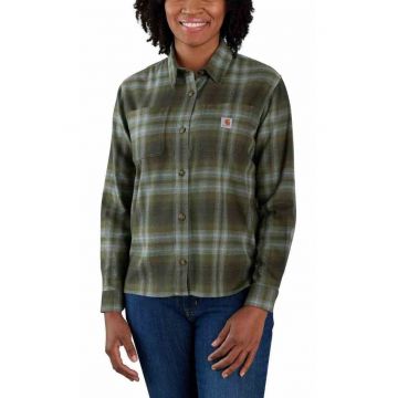Camasa dama -  Bumbac - Verde - Multicolor