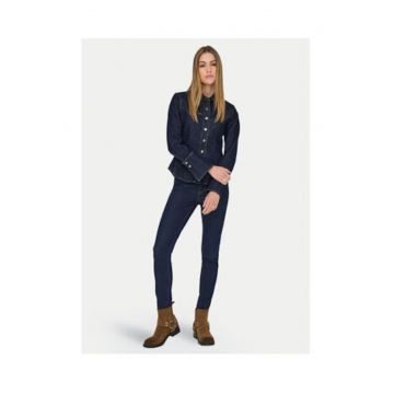 Camasa  denim - slim fit - bumbac - Bleumarin
