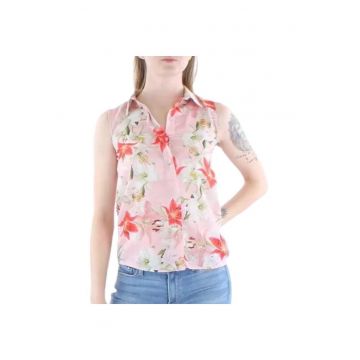 Camasa fara maneci fete -  Poliester - Multicolor -