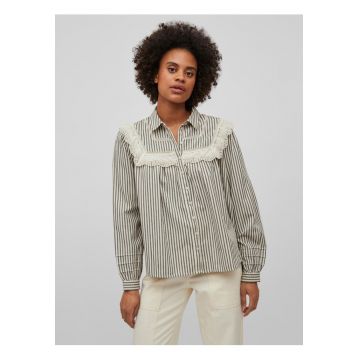Camasa in dungi cu broderie Shenas