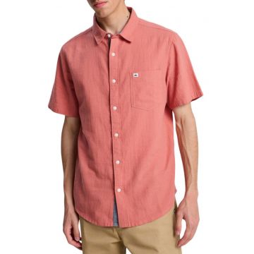 Camasa regular fit din bumbac cu maneca scurta