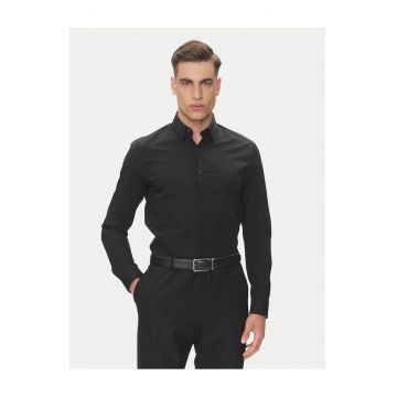 Camasa barbati  culoare negru - bumbac