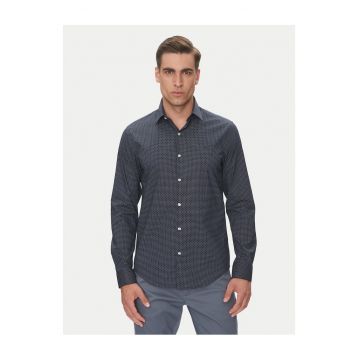 Camasa barbati  culoarea bleumarin - bumbac