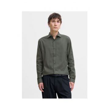 Camasa Barbati - Jack Jones - 50% bumbac - 50% bumbac organicdwqf - Verde