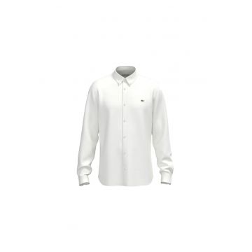 Camasa barbati Oxford - Alb - Alb