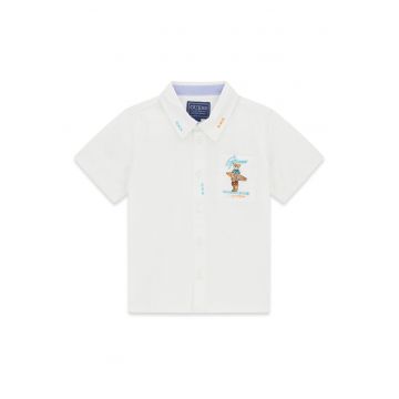Camasa copii -  alb - material plastic -