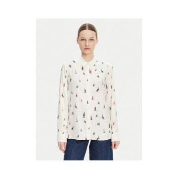 Camasa de dama  ecru - model barcute