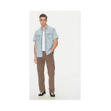 Camasa din denim cu maneci scurte