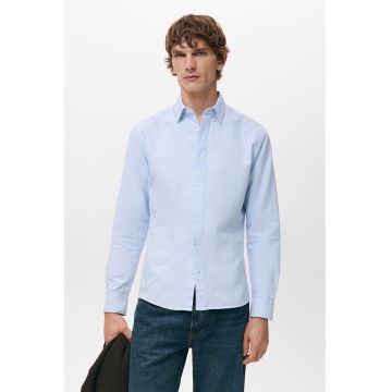 Camasa Oxford din bumbac - Albastru deschis