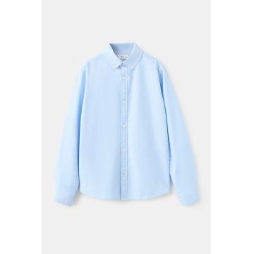 Camasa oxford din bumbac - Albastru deschis