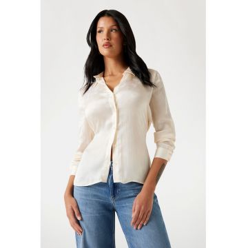 Camasa slim fit cu model monograma