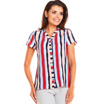 Camaşa cu maneca scurta model 129980 - Dungi