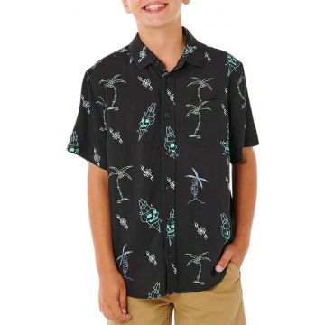 Camasa cu model tropical Eternal Shred