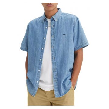 Camasa din denim cu maneca scurta
