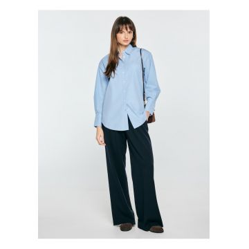 Camasa oversize cu maneca lunga