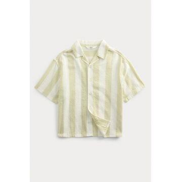 Camasa regular-fit cu dungi - Crem