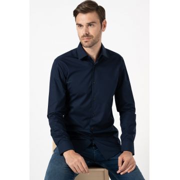 Camasa slim fit de bumbac Jenno