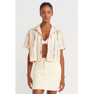 Camasi dama -  camasa scurta - casual - multicolor - bumbac