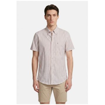 Camsa regular-fit din bumbac cu dungi - Bej