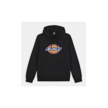 Hanorac negru pentru barbati  Icon Logo Hoodie Black - Negru