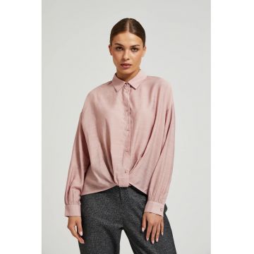Camasa roz cu tiv asimetric - Rose Symphonic